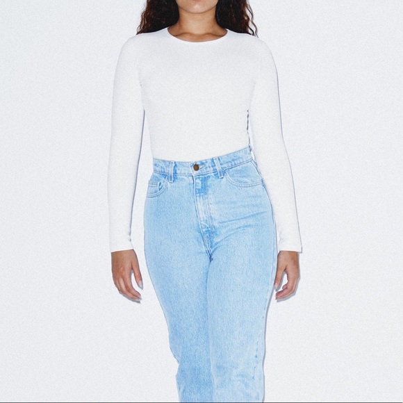 American Apparel Tops - New American Apparel cotton spandex LS bodysuit